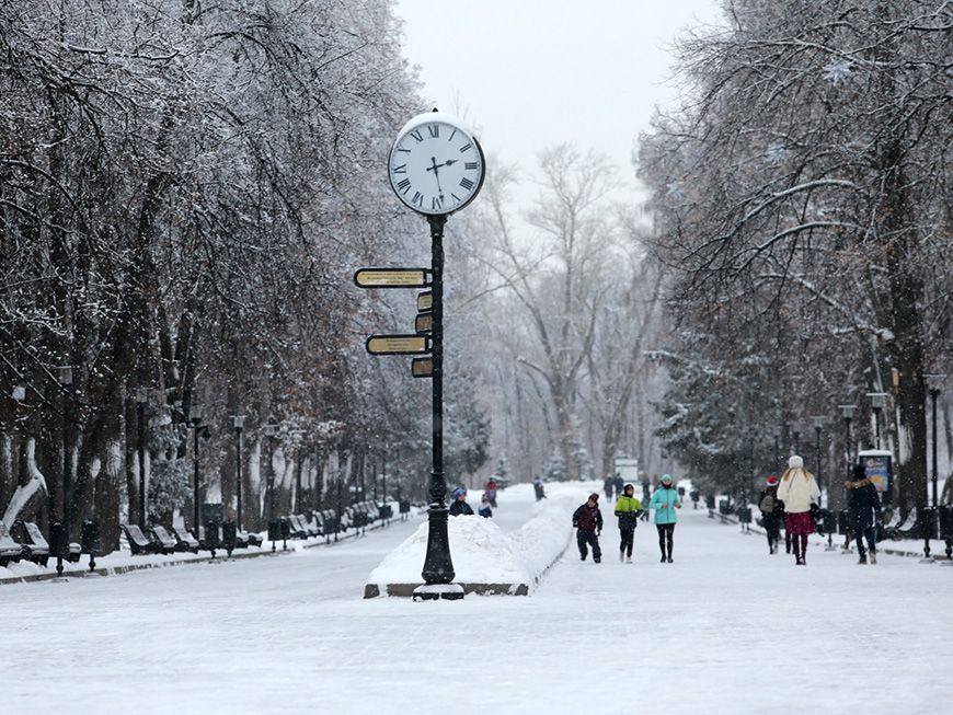 Горкий паркында кышкы гаилә фестивале